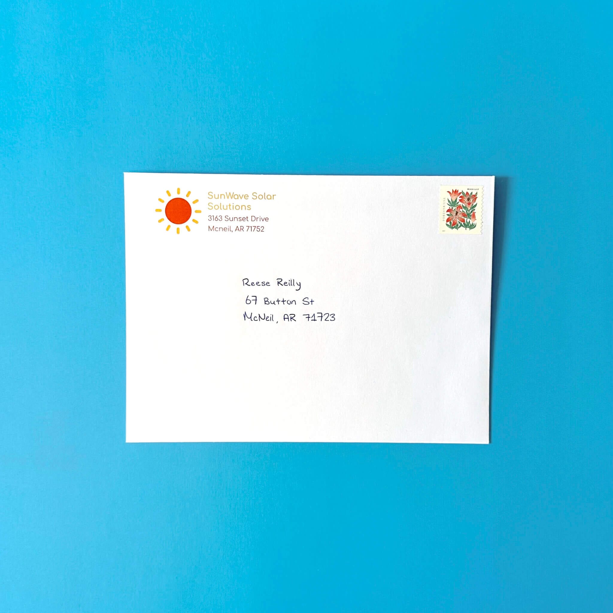 Handwritten Direct Mail Example